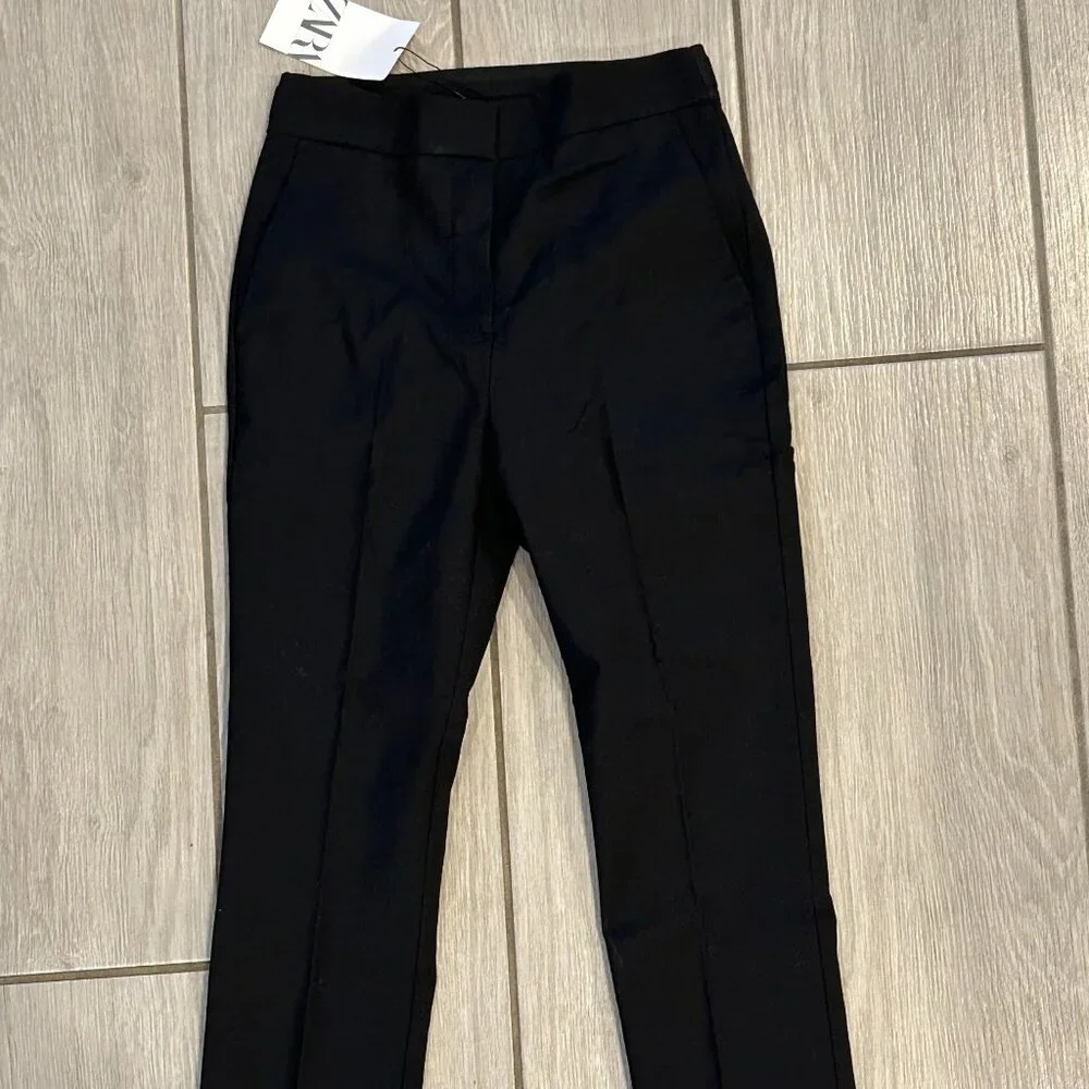 Women's Zara Black skinny fit trousers - Picture 2 of 5